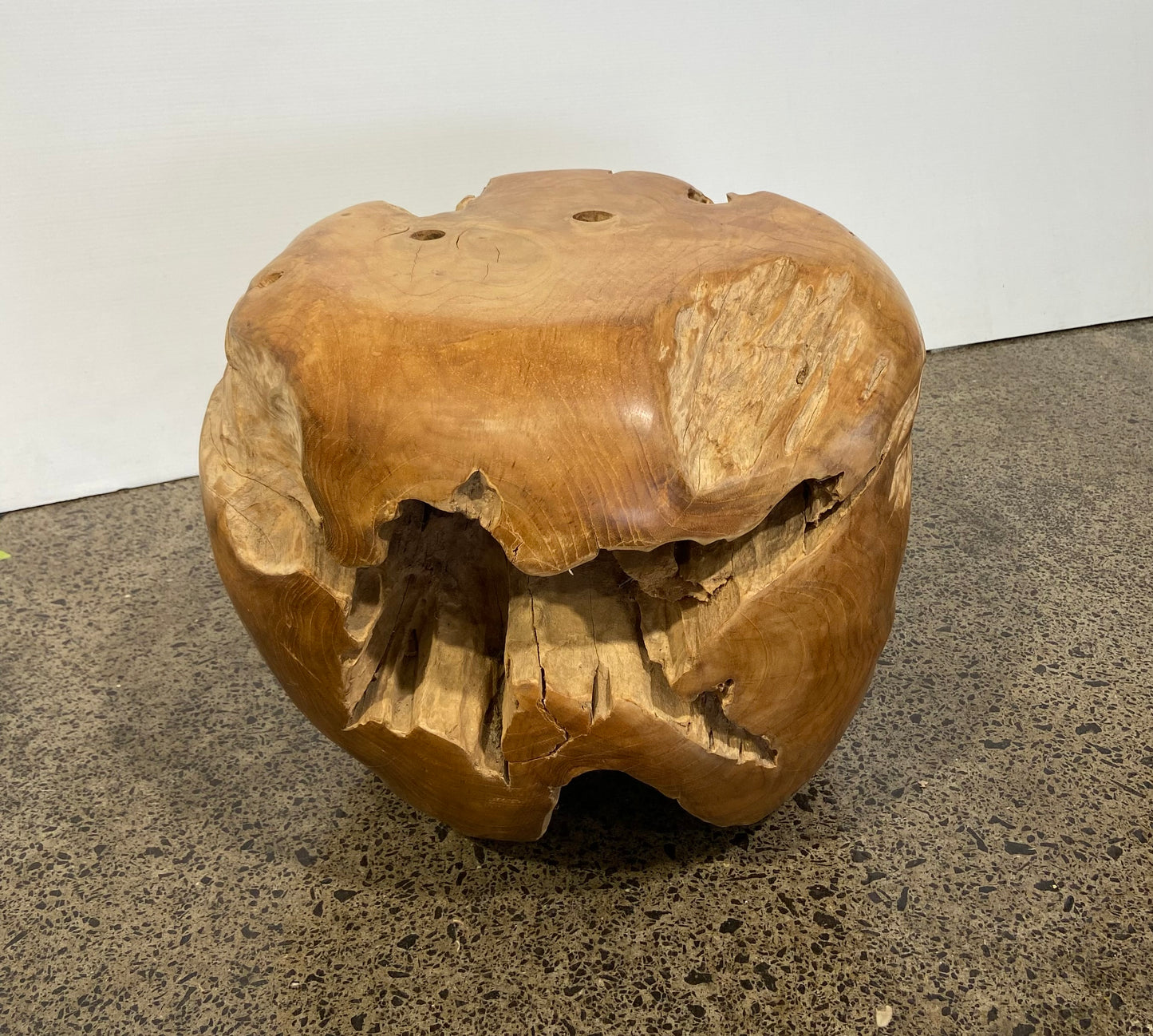 Solid Teak Root Ball