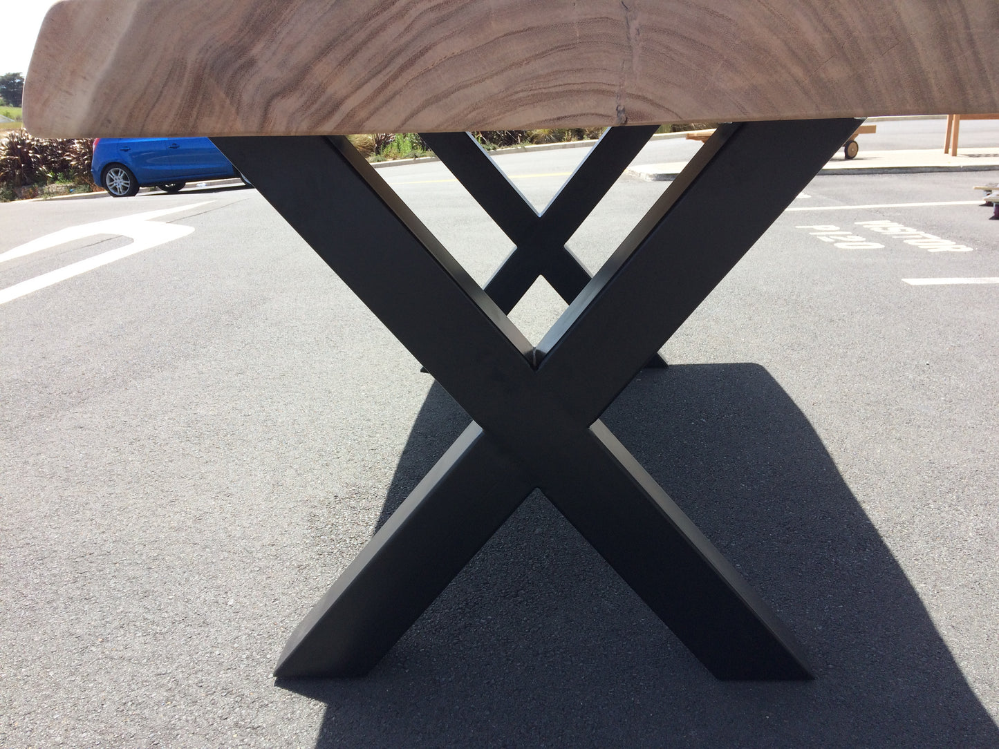 Super chunky Slab table, tree trunk