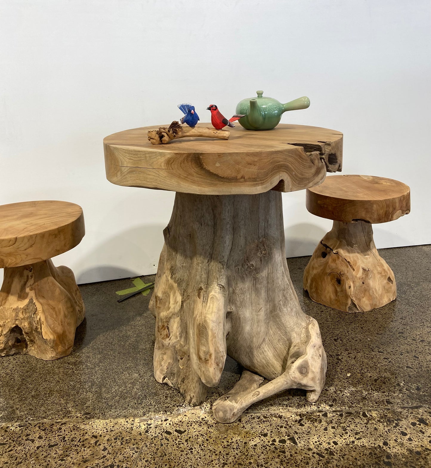 Organic Teak Root Table