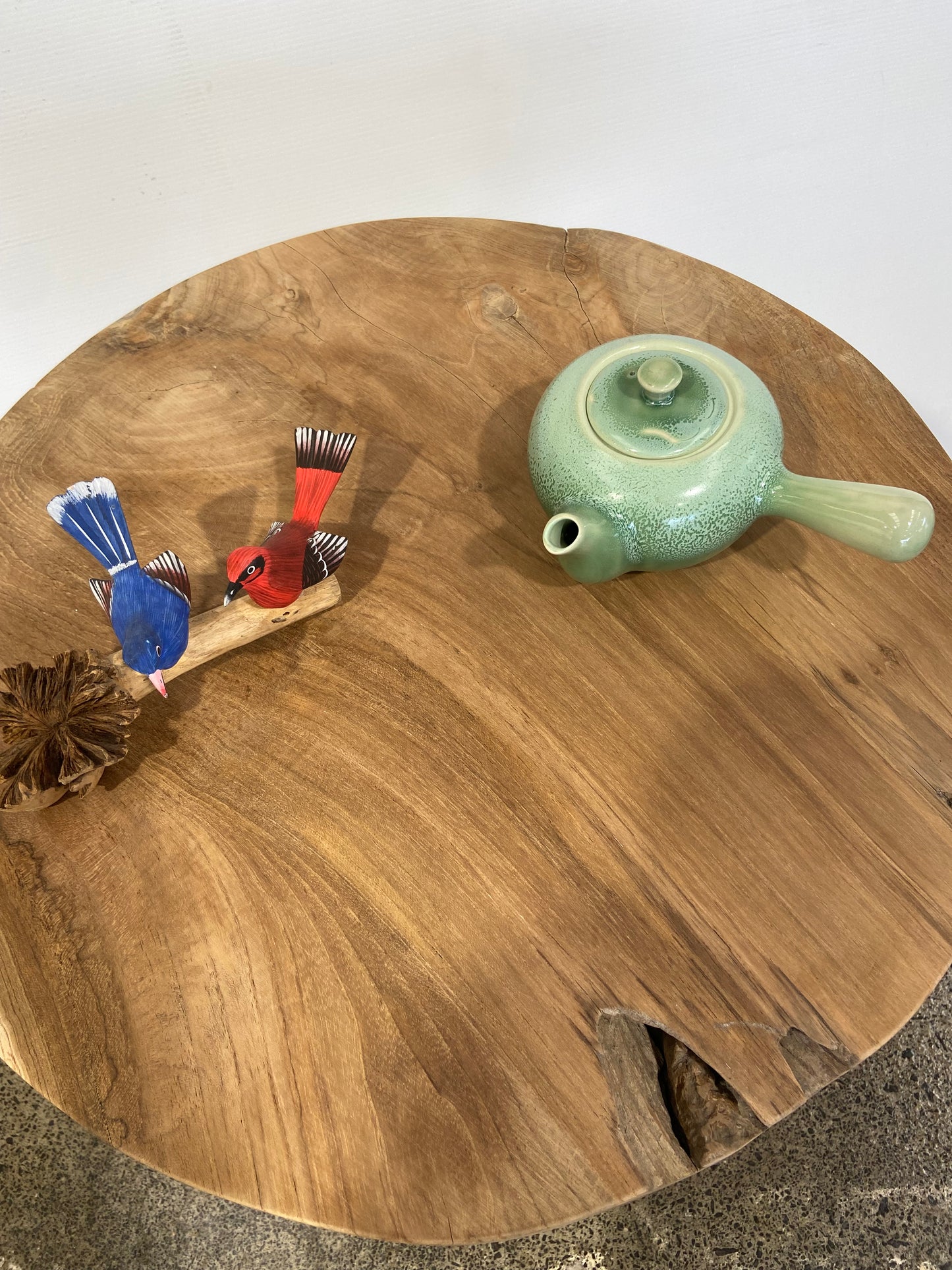 Organic Teak Root Table