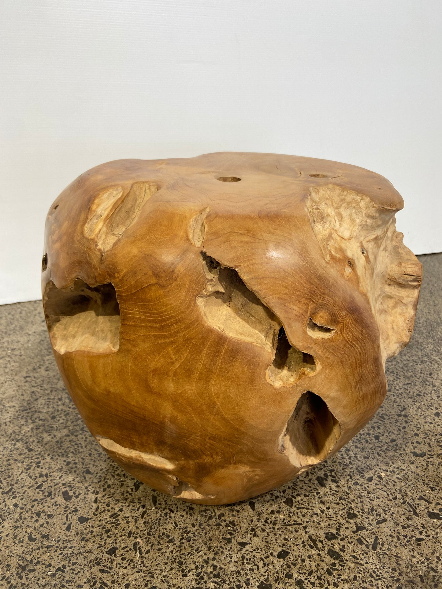 Solid Teak Root Ball