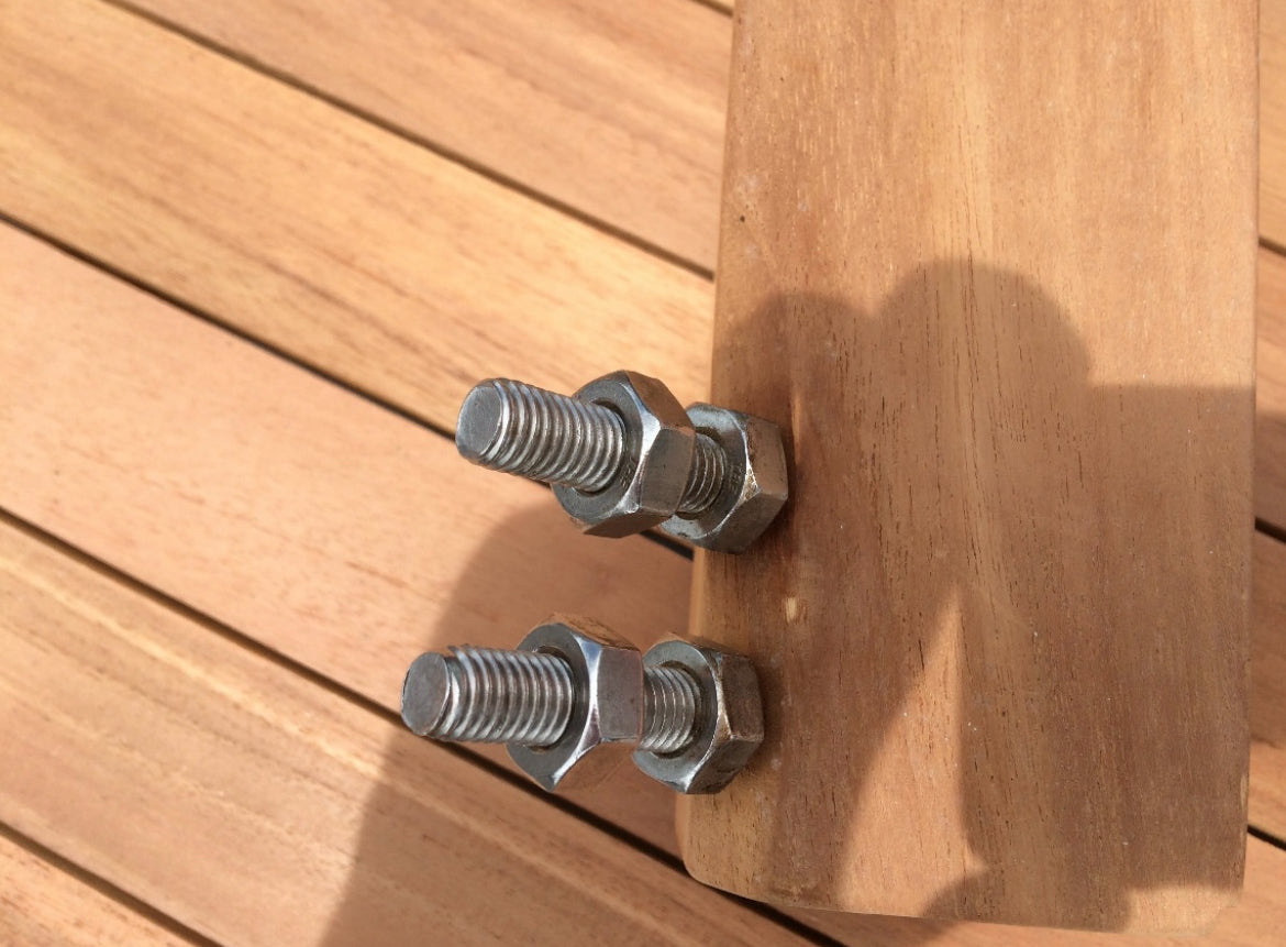 Heavy Duty 1900mm x 900mm Outdoor Bistro Table in Solid Teak