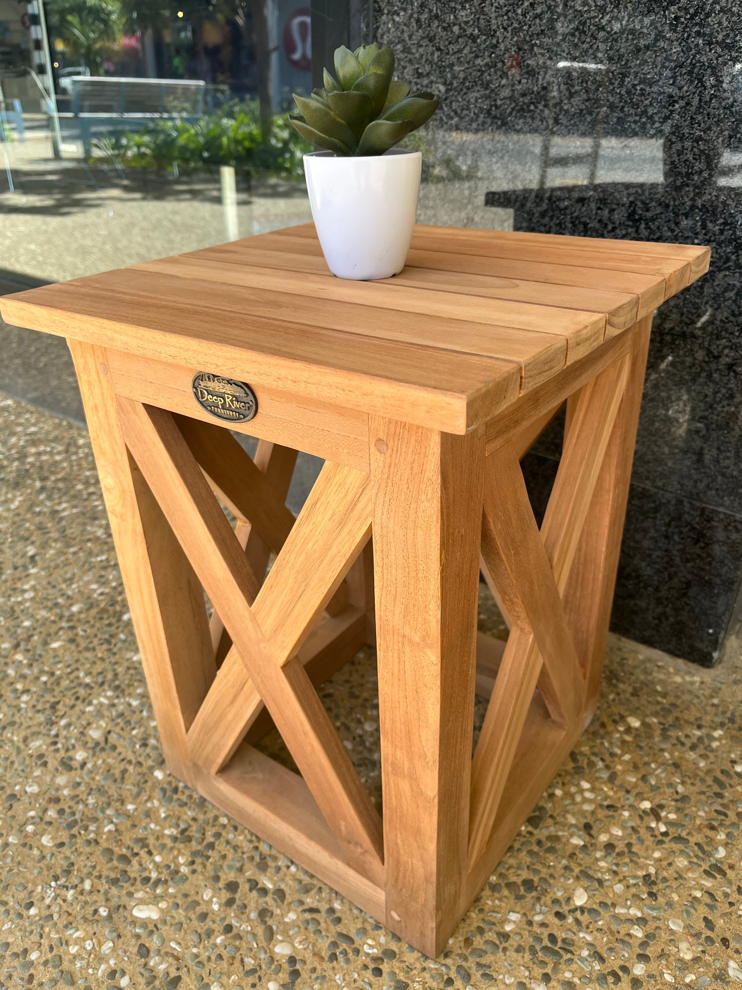 Solid Little Outdoor Side Table