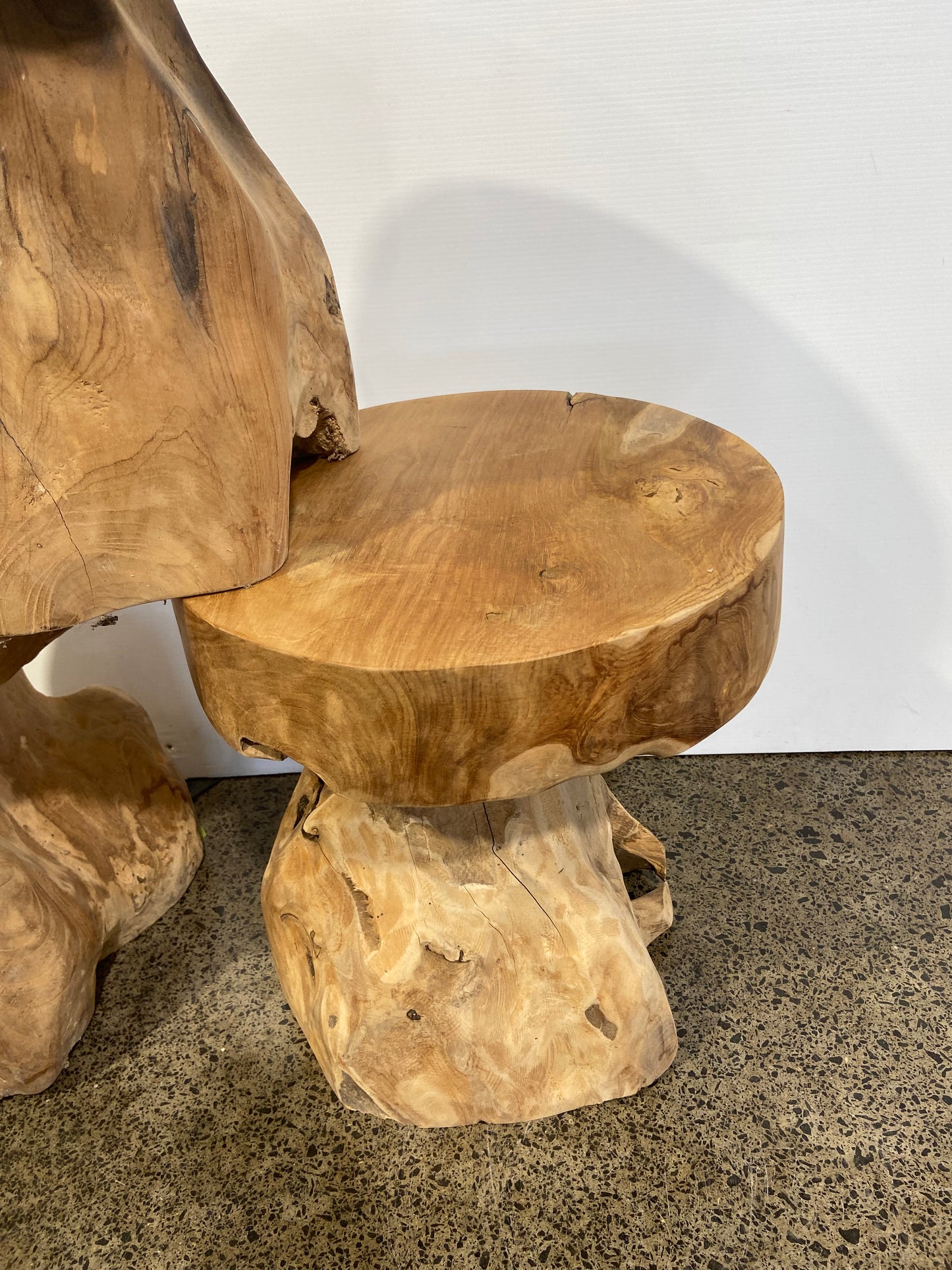 Organic root wood Stools or side table