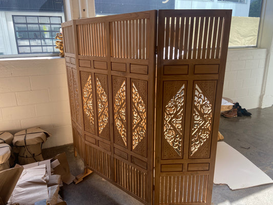 Beautiful Teak Screen Divider