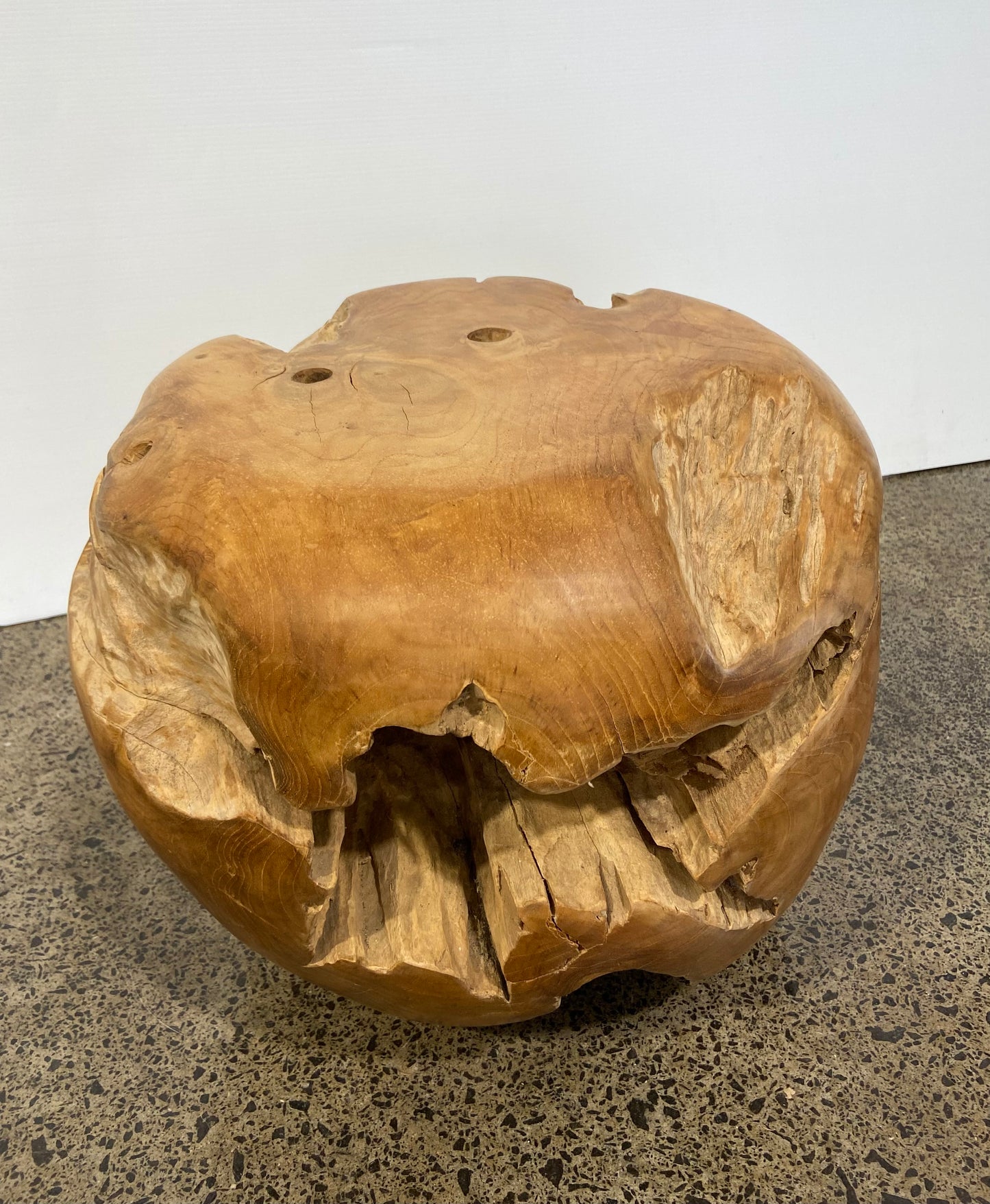 Solid Teak Root Ball
