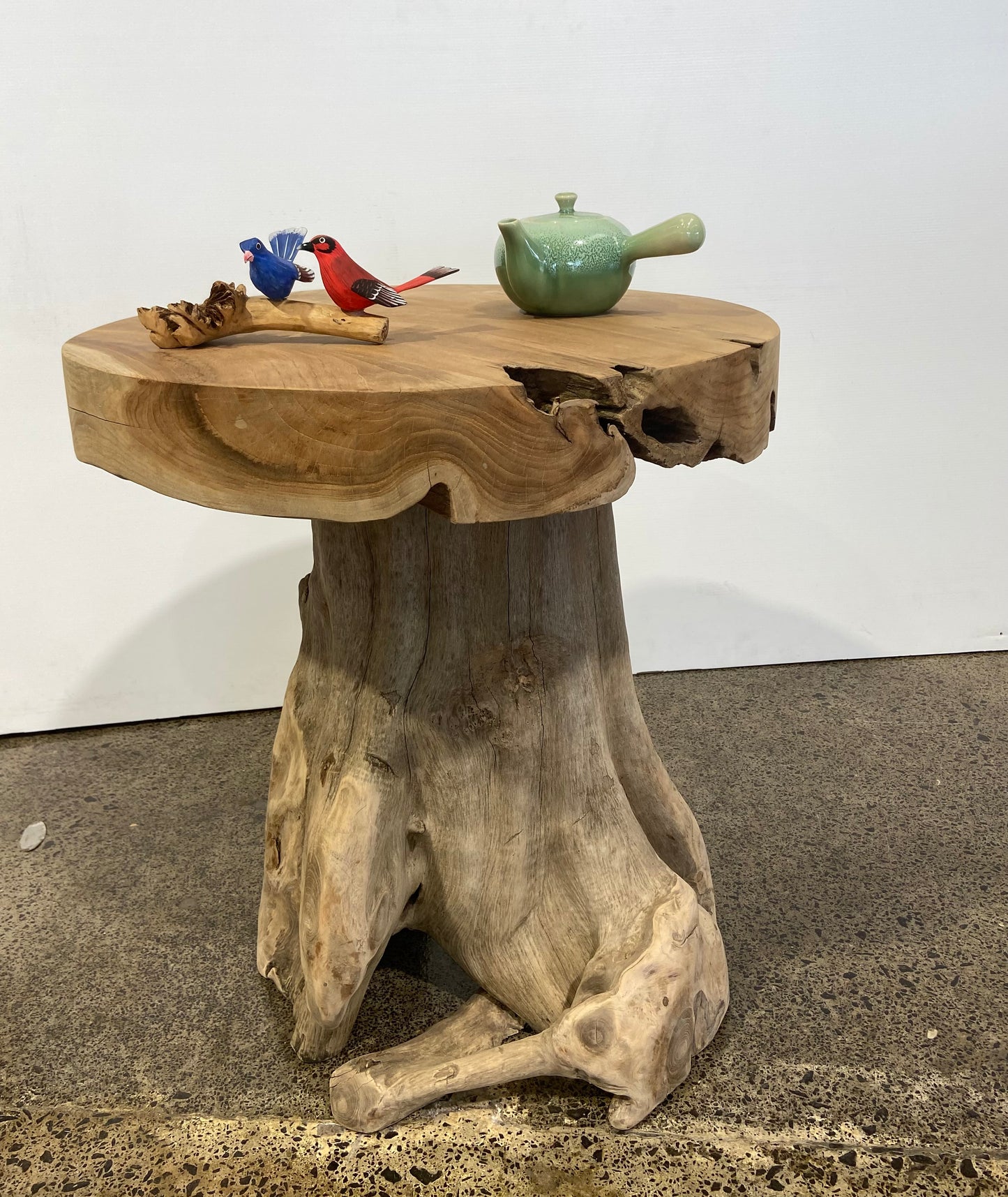 Organic Teak Root Table