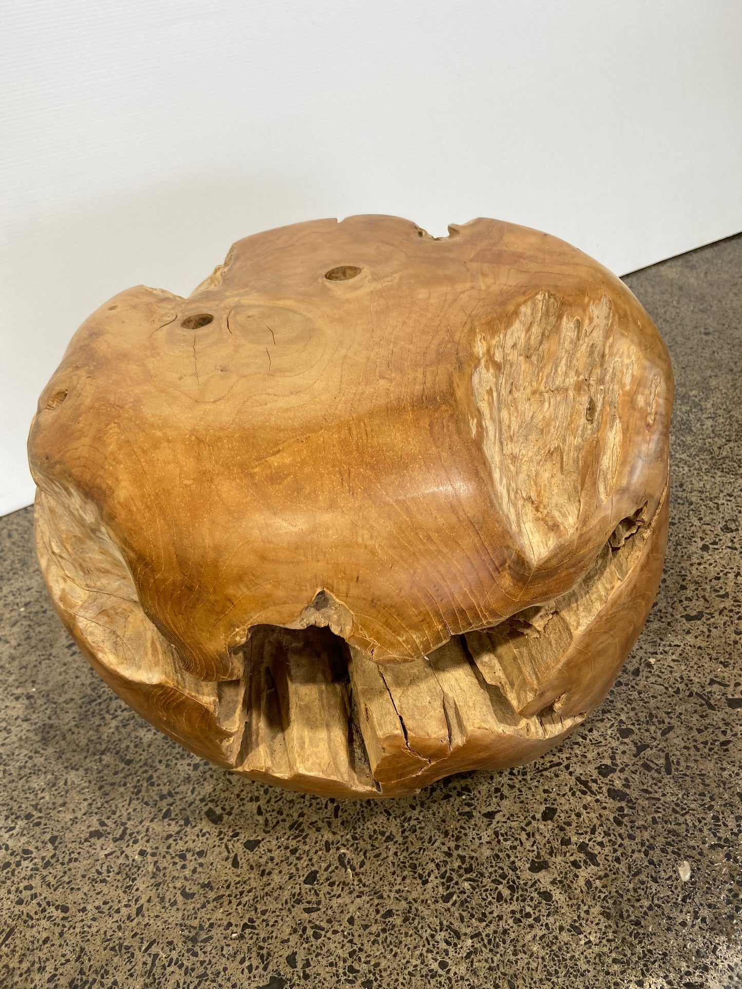 Solid Teak Root Ball