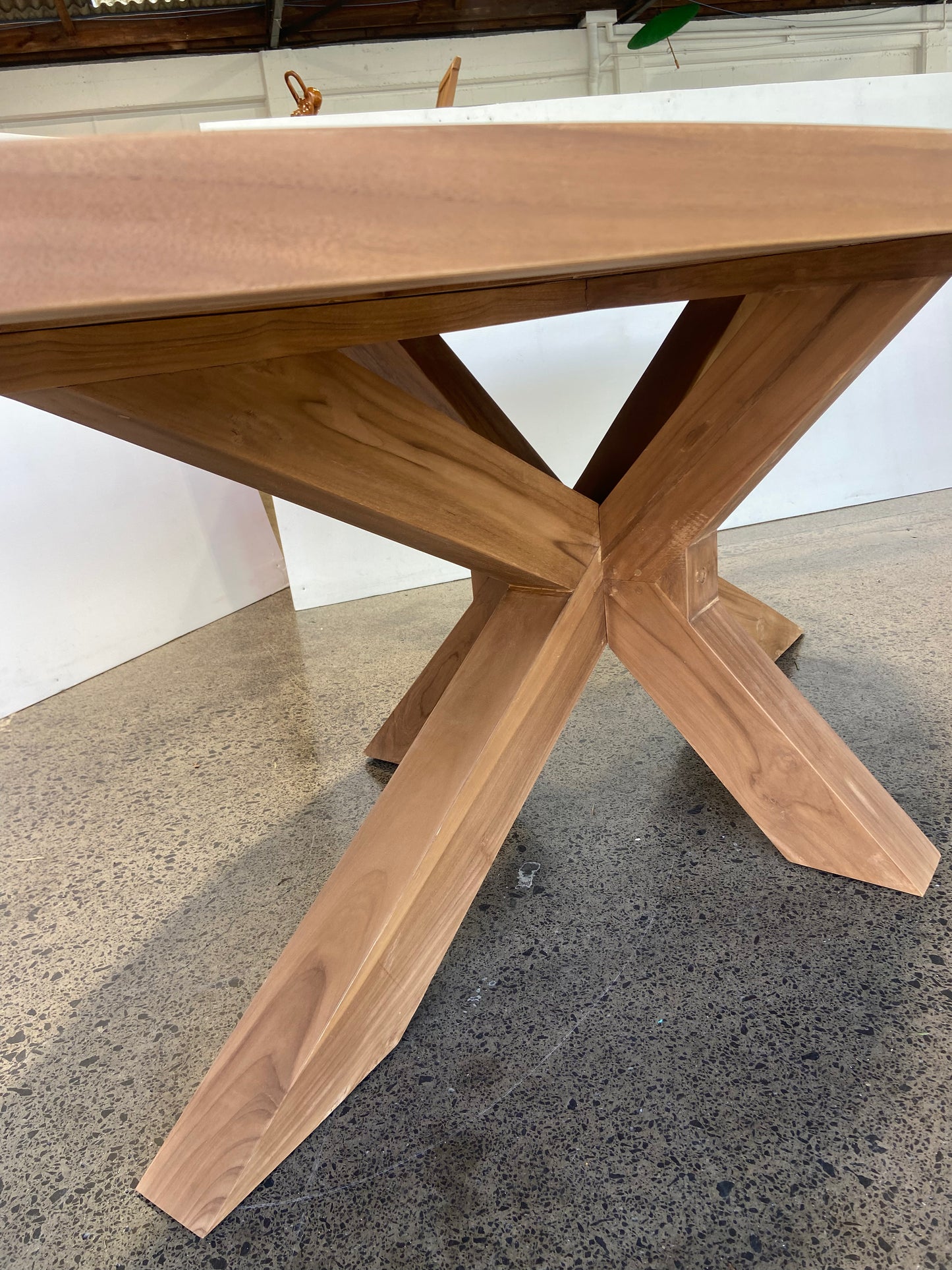 Eclipse Oval 2500mm x 1200mm Outdoor SolidTeak Dining Table