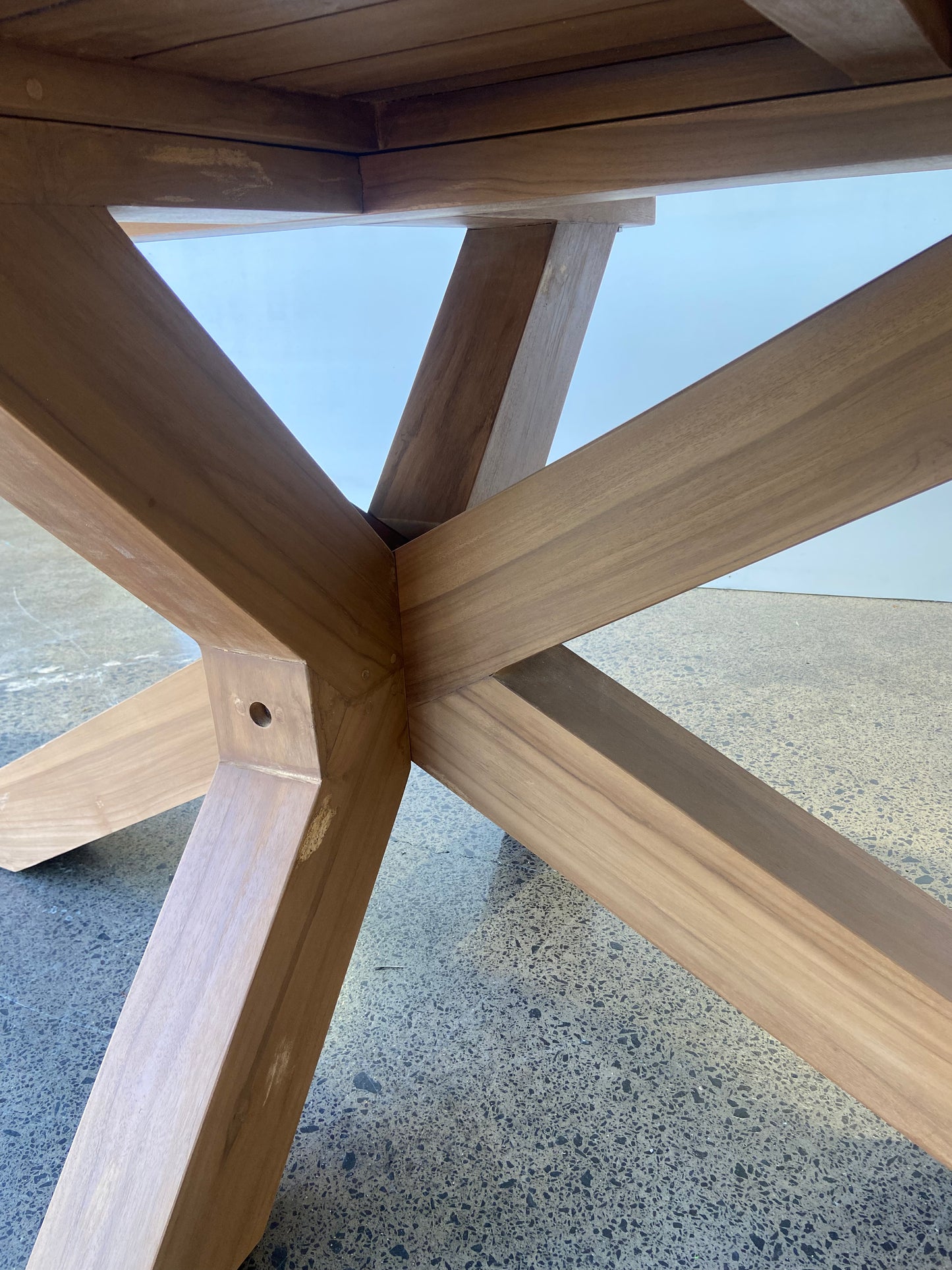 Eclipse Oval 2500mm x 1200mm Outdoor SolidTeak Dining Table