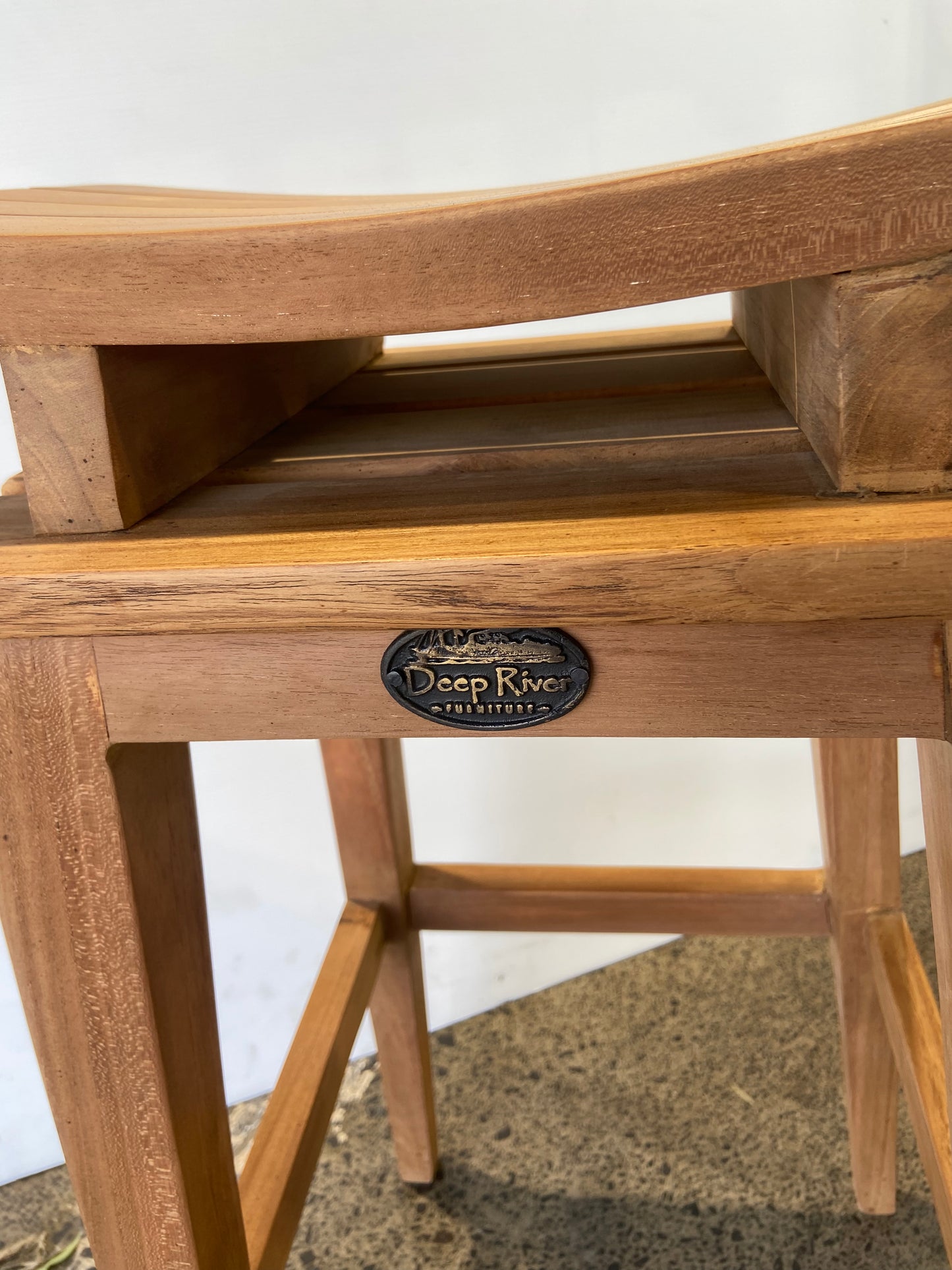 Solid Teak Outdoor Bar Stool