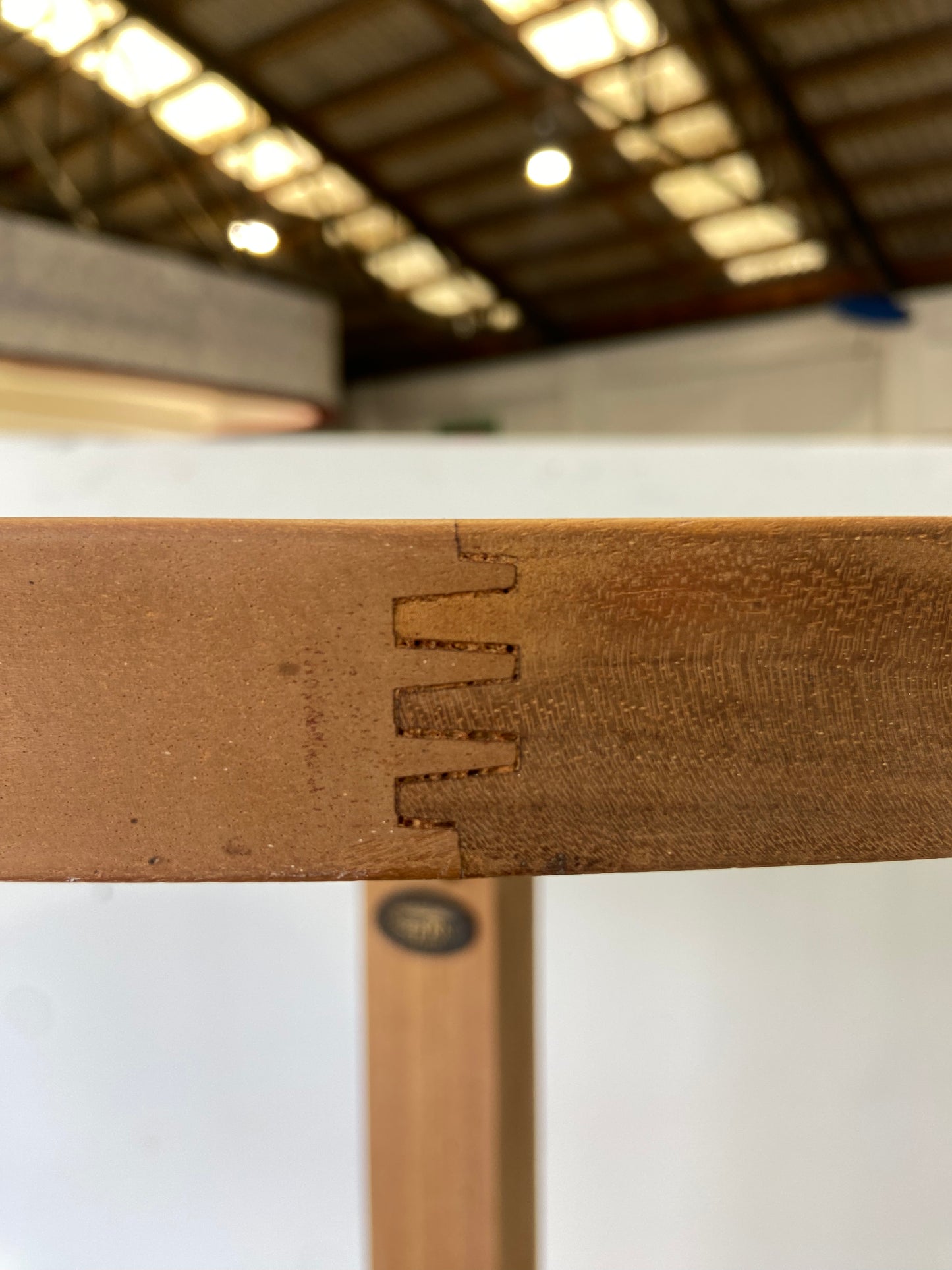 Solid Teak Outdoor Bar Table 800mm Round