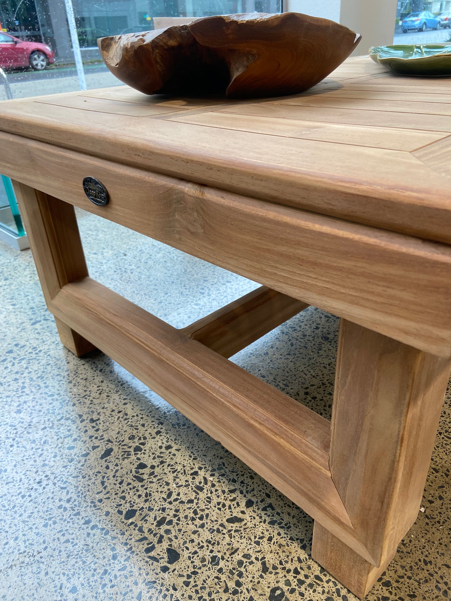 Fully Deep Seat Outdoor 5pc Set, Quick Dry Foam,Thicker Solid Teak Frame and Construction.