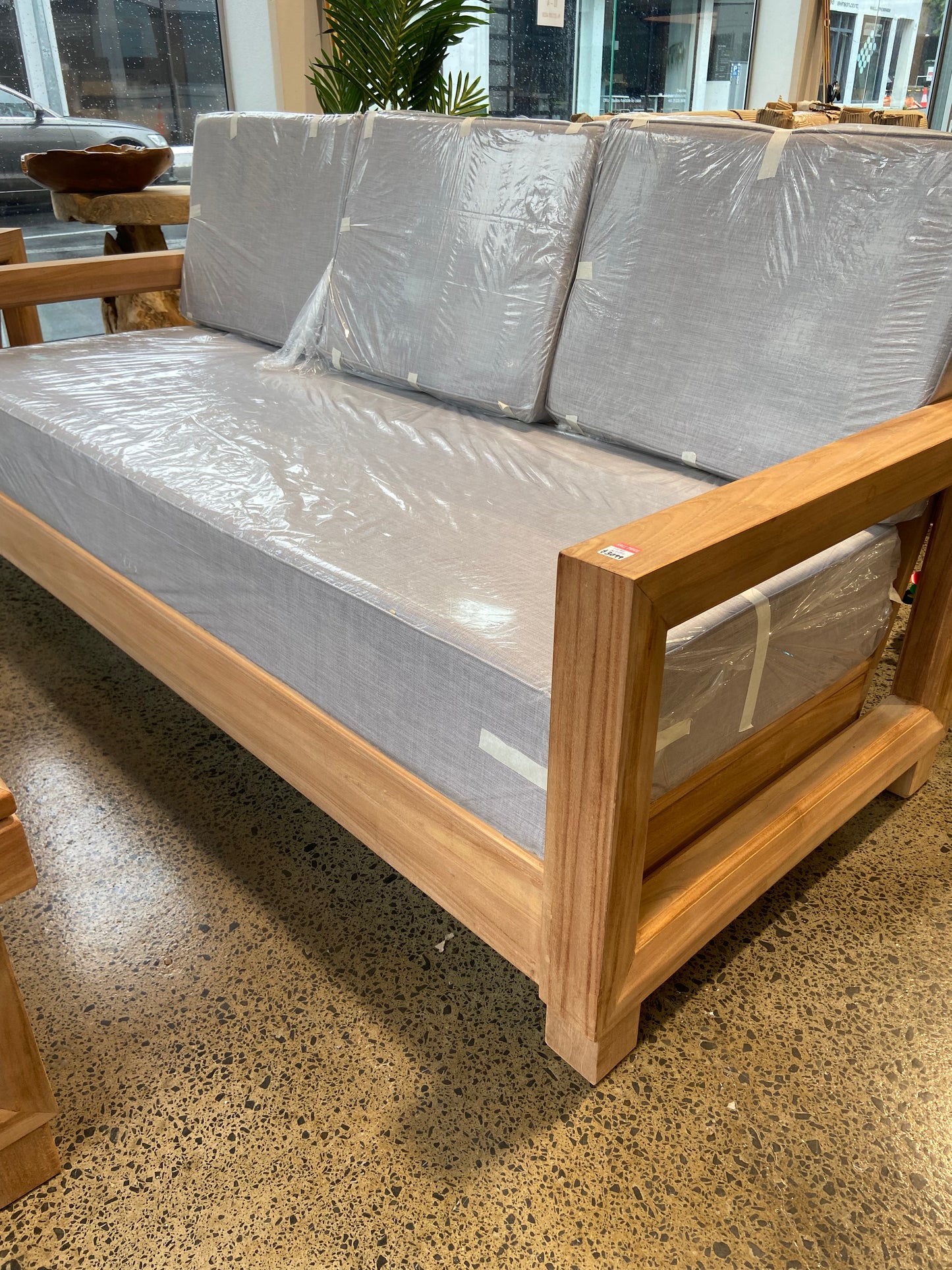 Fully Deep Seat Outdoor 5pc Set, Quick Dry Foam,Thicker Solid Teak Frame and Construction.