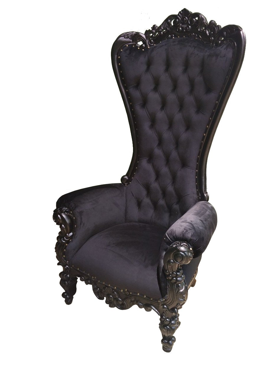 High Dutchess Mahogany Throne Chair , handmade.