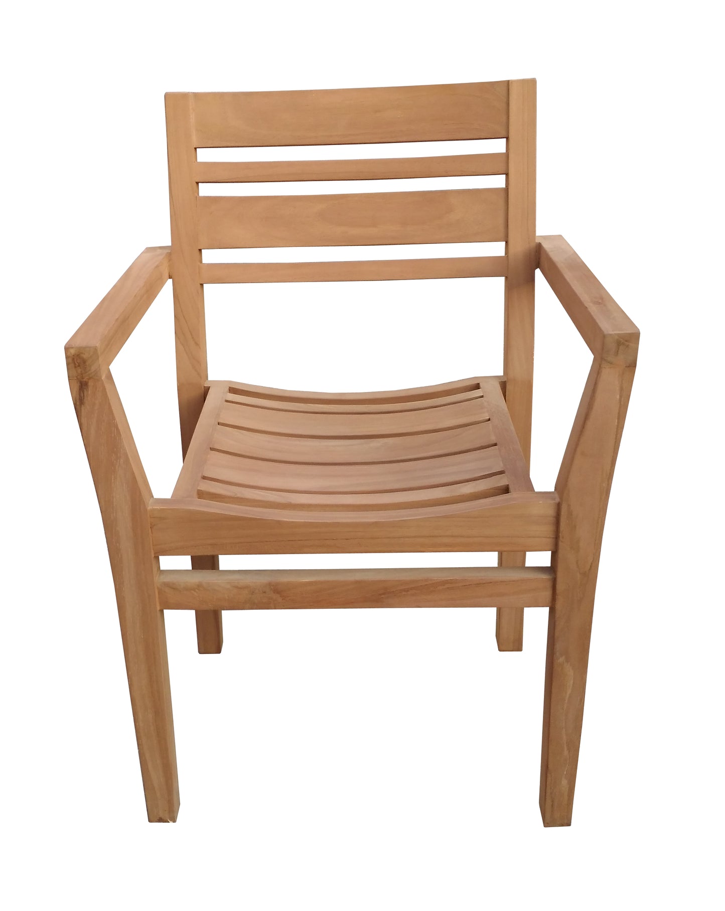 7 Iron,  Soild Teak Outdoor Arm Chair