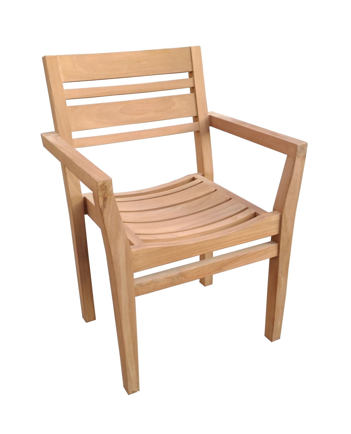 7 Iron,  Soild Teak Outdoor Arm Chair