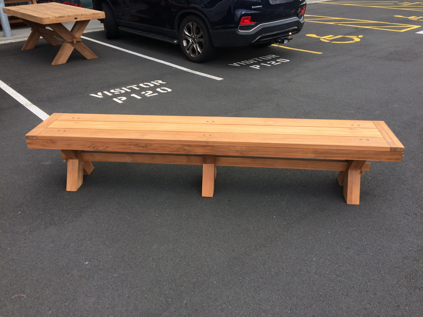 Strong Trestle Bench Seat 2600mm