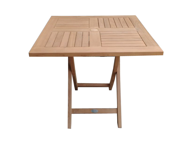 Riviera square Folding Garden Table 800mm
