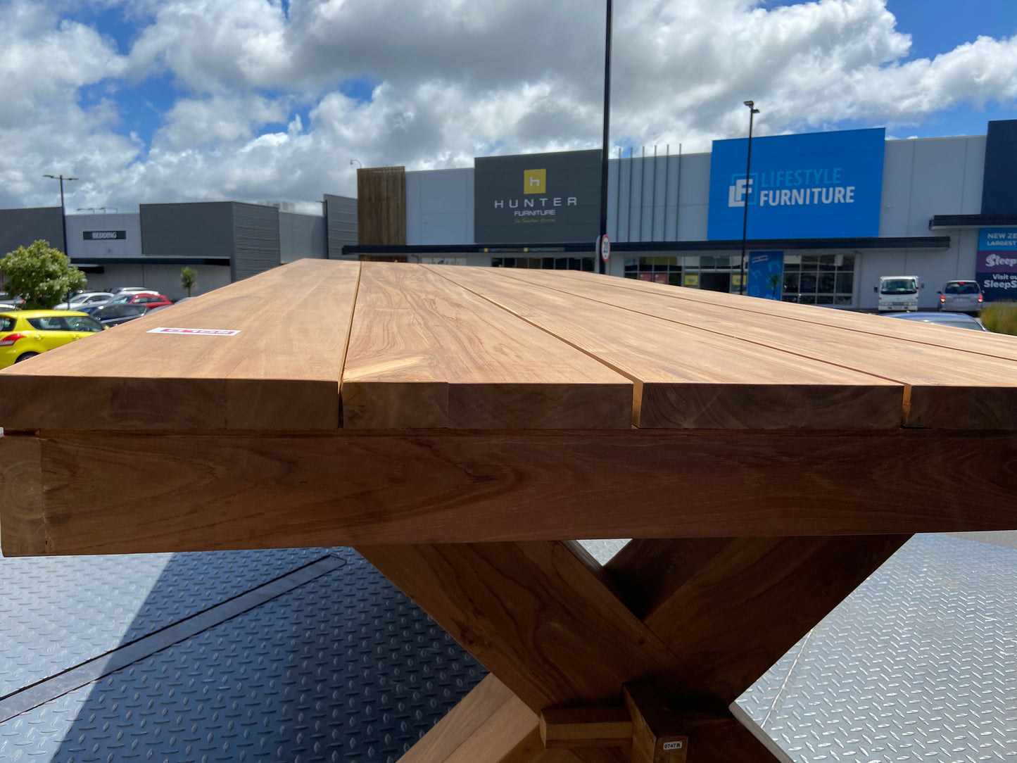 Super Solid Teak Chunky ‘Beast of a Table’ 2600mm x 1150mm