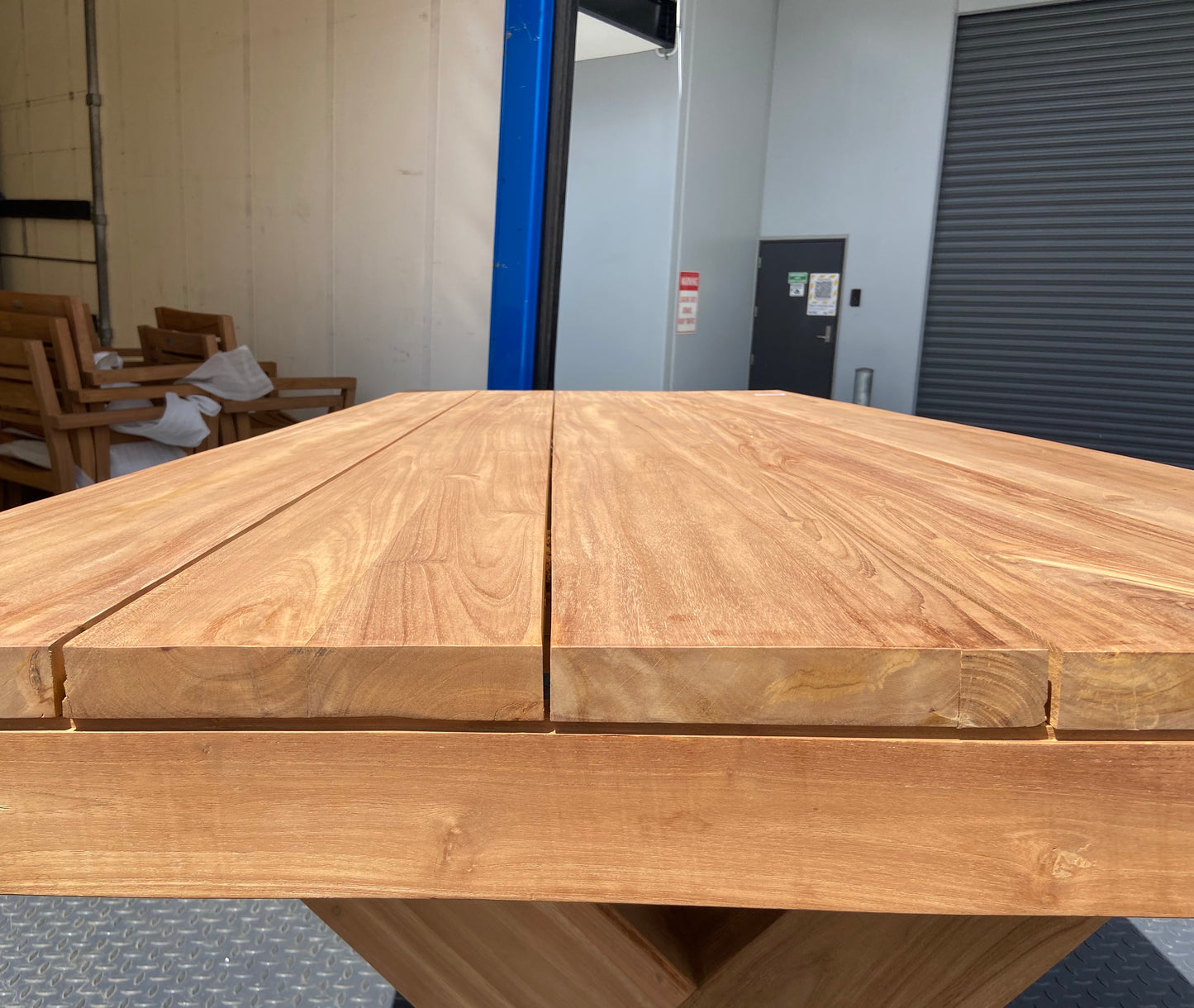 Super Solid Teak Chunky ‘Beast of a Table’ 2600mm x 1150mm